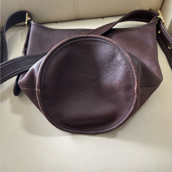 VINTAGE Glove Tan Mahogany Legacy Coach Bag Story Patch #9953 June 1997 - Picture 2 of 9